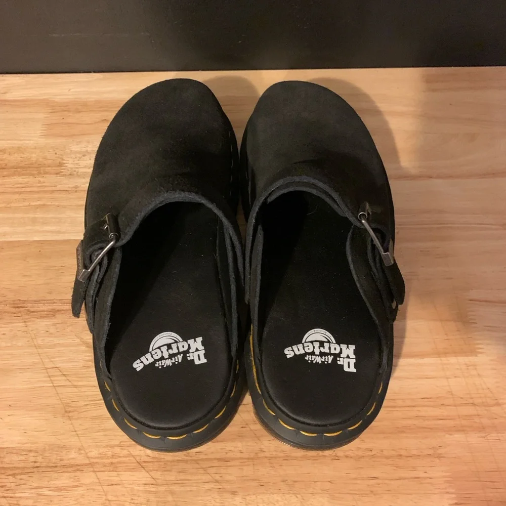 Dr. Martens Zebzag Slingback Platform Mule - Black - Picture 4 of 6